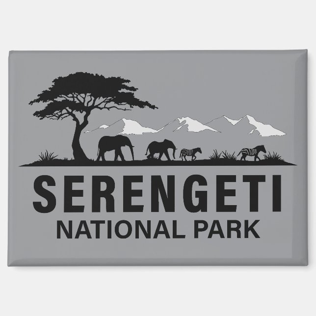 Aimant Parc national du Serengeti Tanzanie (Recto)