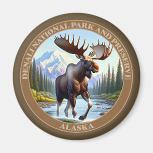 Aimant Parc national et réserve de Denali en Alaska