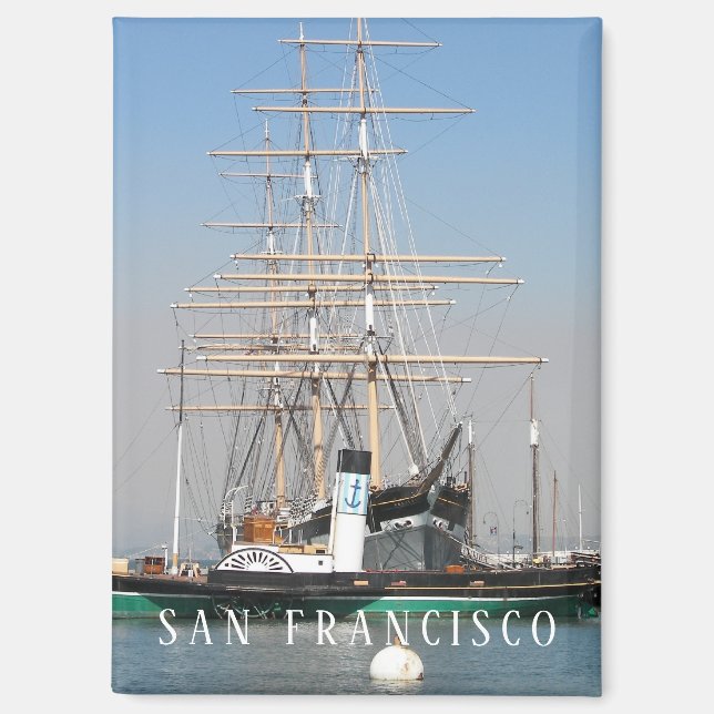 Aimant Parc National Historique de San Francisco Maritime (Recto)