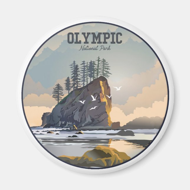 Aimant Parc national olympique (Devant)