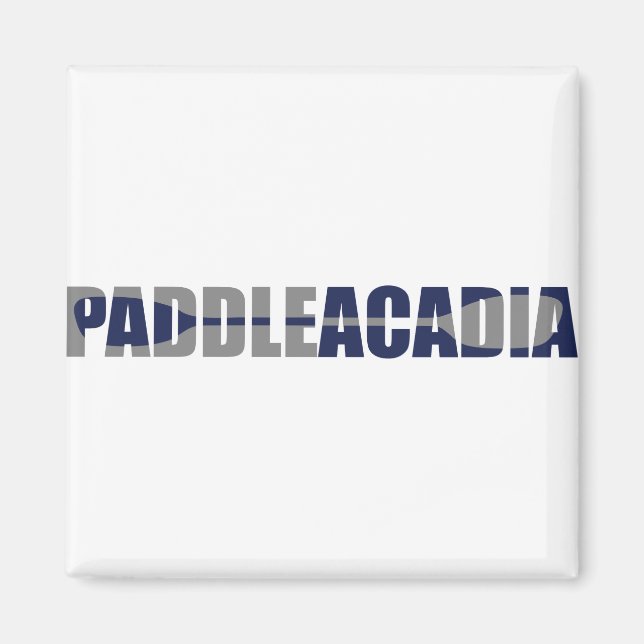Aimant Parc national Paddle Acadia Kayaking Maine (Devant)