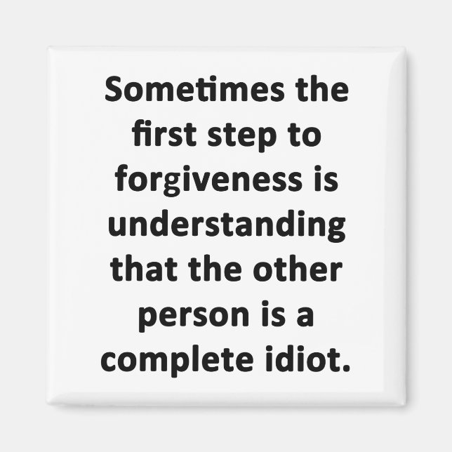 Aimant Parfois la première étape (Devant)