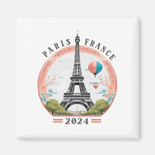 Aimant Paris France 2024 Couvertures en polaire, Tour Eif