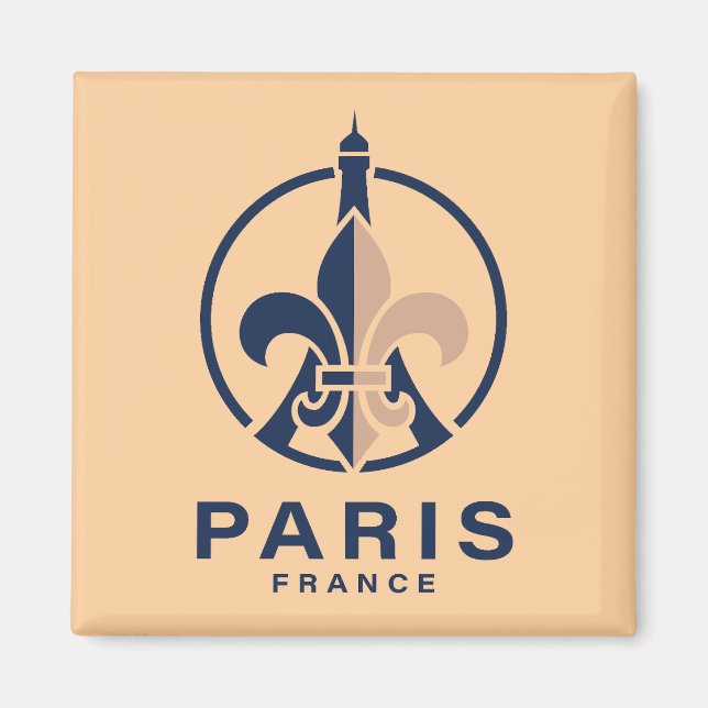 Aimant Paris France Europe (Devant)