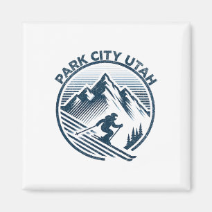 Aimant Park City Utah Station de ski d'hiver Ski d'hiver