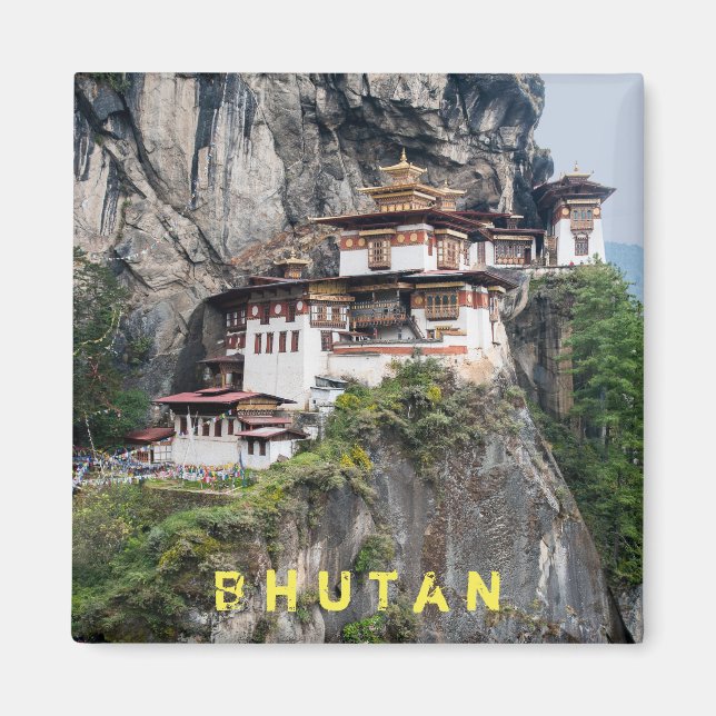 Aimant Paro Taktsang : Le monastère du nid de tigre - Bho (Devant)