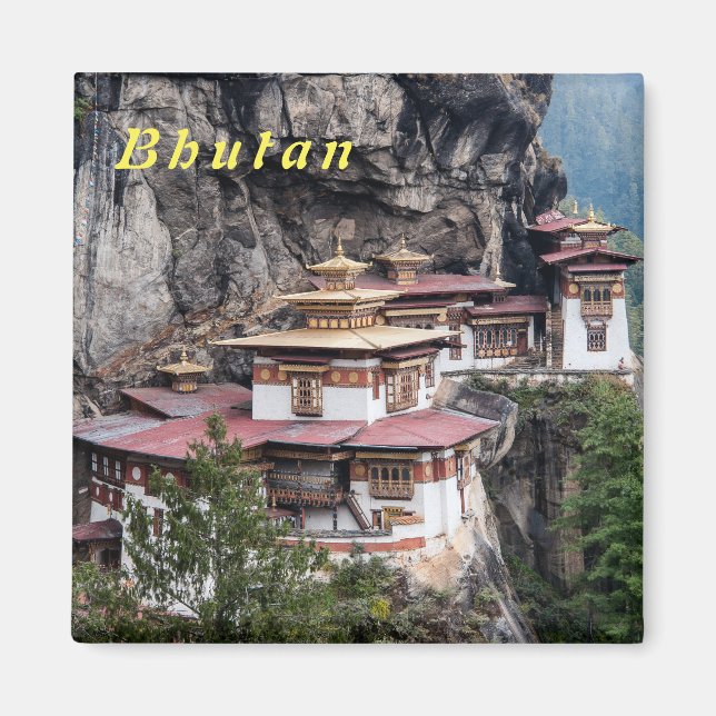 Aimant Paro Taktsang : Le monastère du nid de tigre - Bho (Devant)