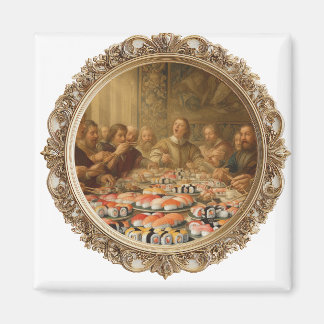 Aimant Parodie de peinture de la Renaissance : homme mang