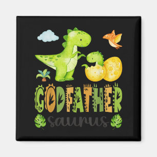 Aimant Parrain Saurus T-Rex Dinosaure Correspondant Pères
