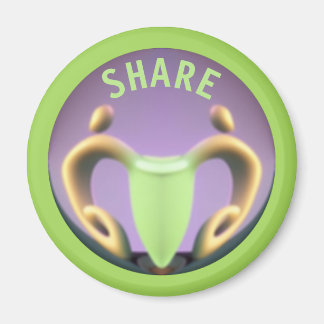 Aimant Partager, c'est prendre soin de l'aimant rond