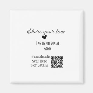 Aimant Partager le code QR de l'analyse d'amour ajouter d