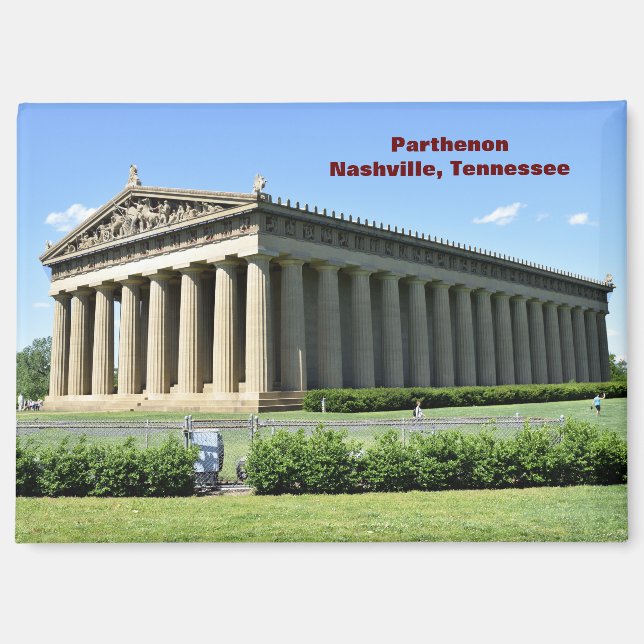 Aimant Parthenon Nashville, carte postale tennessee (Recto)