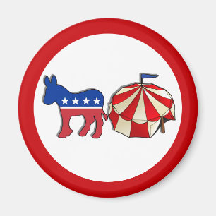 Aimant Parti démocratique Circus Donkey