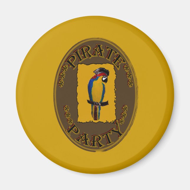 AIMANT PARTI PIRATE (Devant)