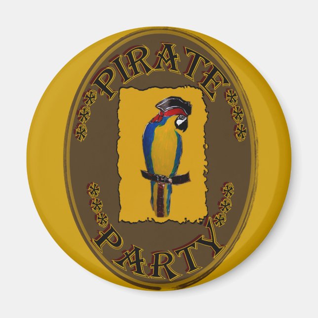 AIMANT PARTI PIRATE (Devant)