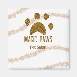 Aimant Parties scintillant dorée pattes animal salon ajou