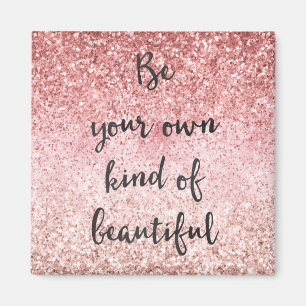 Aimant Parties scintillant Glam Glitzy rose Fille Étincel