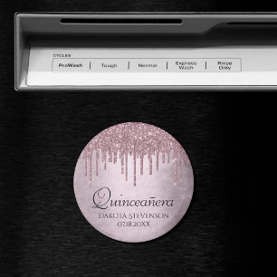 Aimant Parties scintillant Mauve de dérive Dusty Pink Q