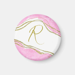 Aimant Parties scintillant moderne tendance rose et or ef
