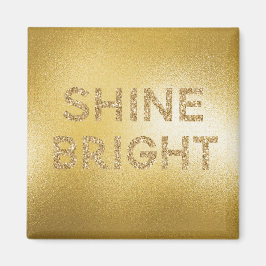 Aimant Parties scintillant or jaune brillant citation bri