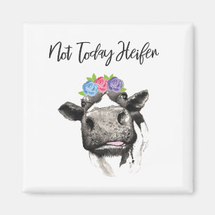 Aimant Pas aujourd'hui génisse