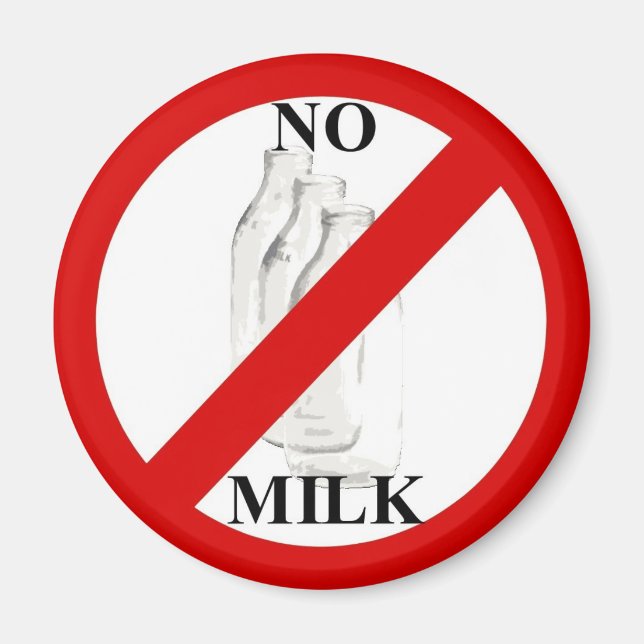 Aimant Pas de lait (Devant)