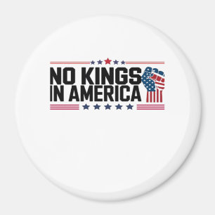 Aimant Pas de rois en Amérique Style patriotique USA
