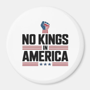 Aimant Pas de rois en Amérique USA Rétro Classique