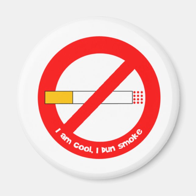 Aimant Pas de tabac (Devant)