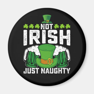 Aimant Pas Irlandais Juste Moche Drôle Fête De La Saint-P