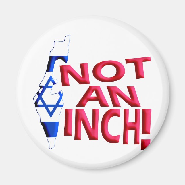 Aimant Pas un pouce (Devant)