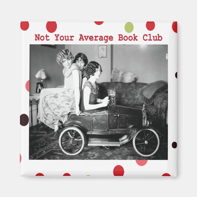 Aimant Pas votre club de lecture (Devant)