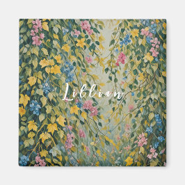 Aimant Passage enchanté : Jardin secret Pastel