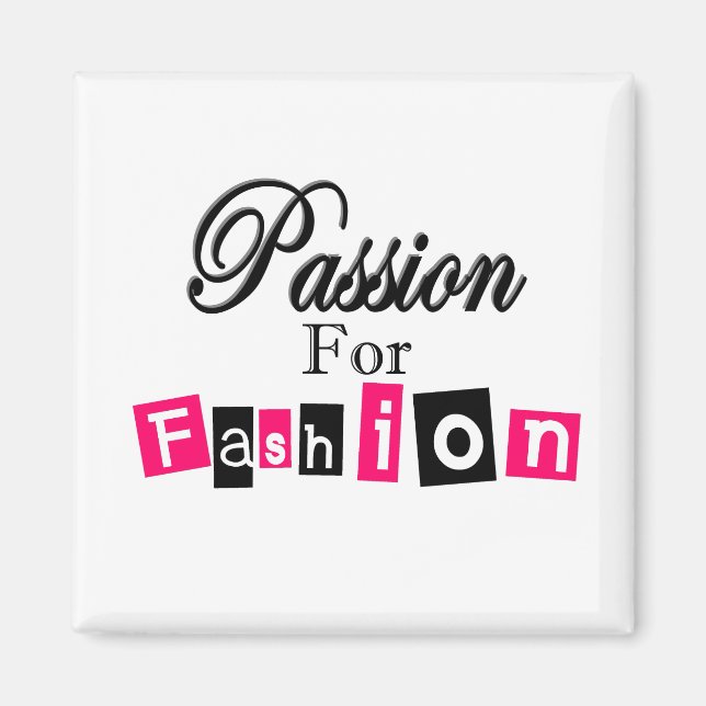 Aimant Passion Pour La Mode (Devant)