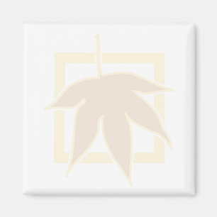 Aimant Pastel Automne Feuille d'érable