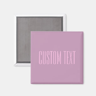 Aimant Pastel Violet & Rose Clair   Texte Moderne Éditabl