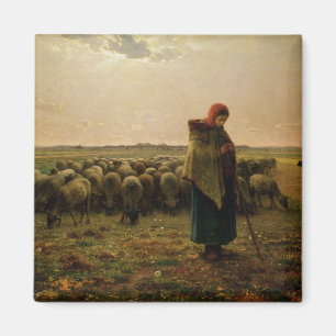 Aimant Pasteur avec son troupeau, 1863