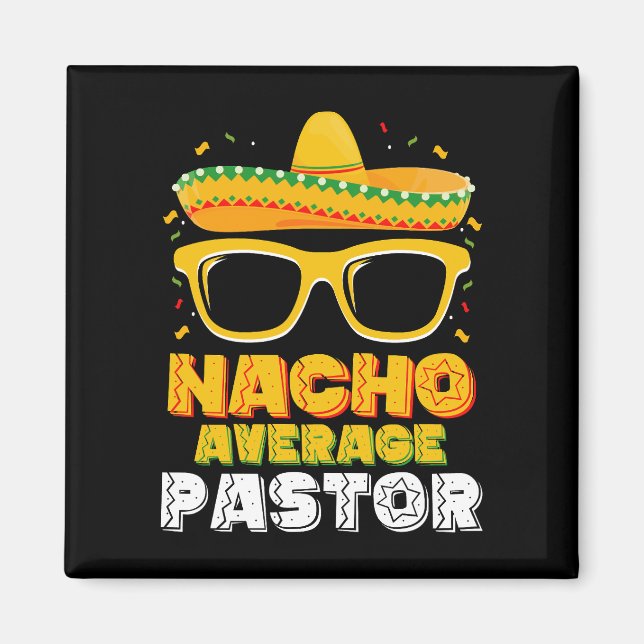 Aimant Pasteur pas moyen du Cinco de Mayo (Devant)