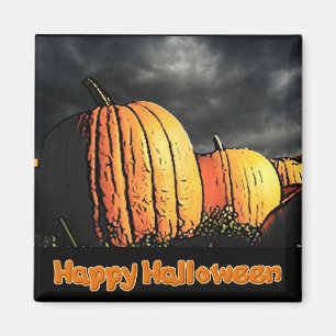 Aimant Patch Citrouille Halloween