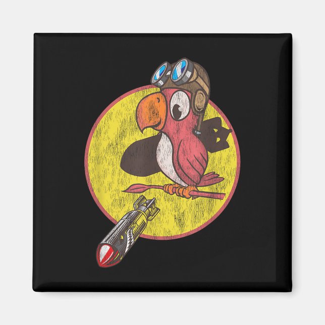 Aimant Patch Pilote De Combat De La Seconde Guerre Mondia (Devant)