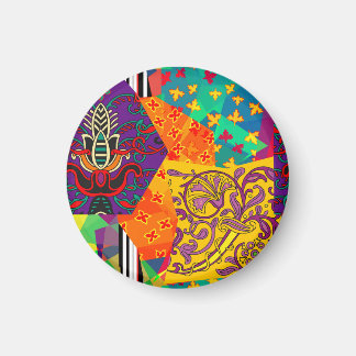 Aimant Patchwork indien turc festier Mandala