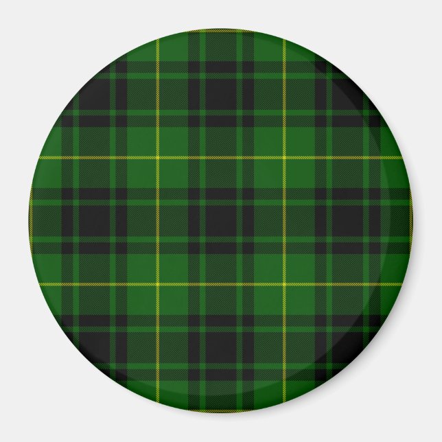 Aimant Pâte verte de tartan MacArthur (Devant)