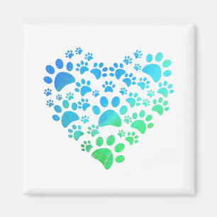 Aimant Pâtes De Chien Coeur Mignons Drôle Pour Les Amou