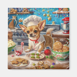 Aimant Pâtisserie des Fêtes à Chihuahua : Noël Festif