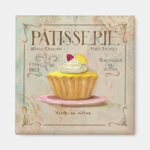 Aimant Pâtisserie Tarte au citron