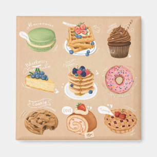 Aimant Pâtisseries