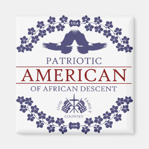 Aimant PATRIOT Afro-Américain