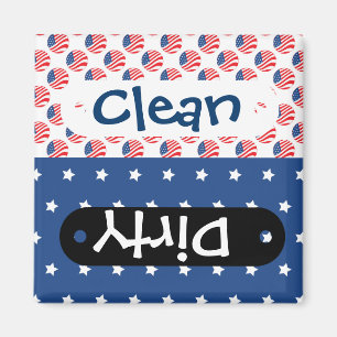 Aimant Patriotic Stars Stripes Freedom Drapeau 4 juillet