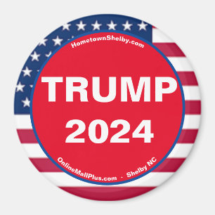 Aimant patriotique TRUMP 2024