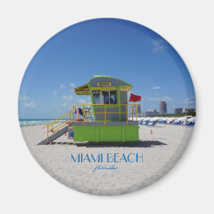Aimant Patrouille #06 d'océan de maître nageur de Miami